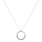 תליון שרשרת מכסף סטרלינג ואבני חן 38PD01